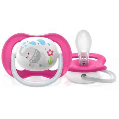 Пустышка Philips AVENT Ultra Air Animal для девочек 6-18 мес (SCF080/08) Винница