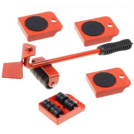 Набор для перемещения мебели Furniture Mover Rollers 5T, до 150 кг, платформы из высокопрочного плас Киев