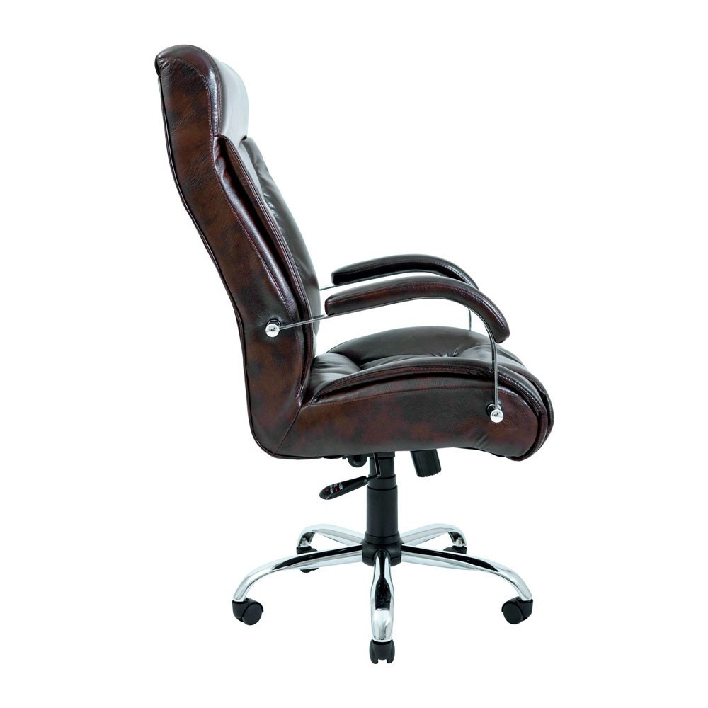 Офісне крісло керівника Richman Magister Хром M2 Anyfix Коричневий Дніпро - фото 3