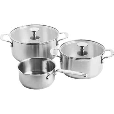 Набор посуды KitchenAid 5 предметів 16/20/24 см 1,5/3,1/4,8 л (CC005088-001) Винница