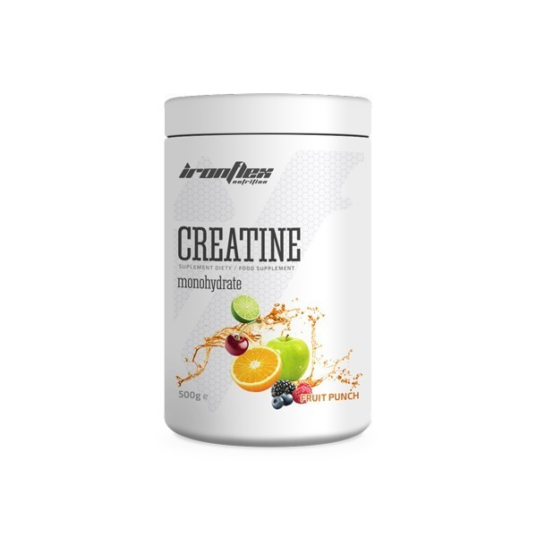 Креатин моногидрат IronFlex Nutrition Creatine Monohydrate 500 g  (Fruit Punch) Луцк - изображение 1