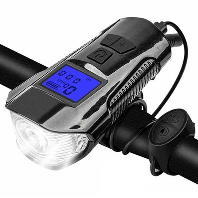 Велосипедний ліхтар waterproof XA-585-T6+2LED, Велофара із зарядкою від usb, Фара led для велосипеда MF-26 Львів - фото 3