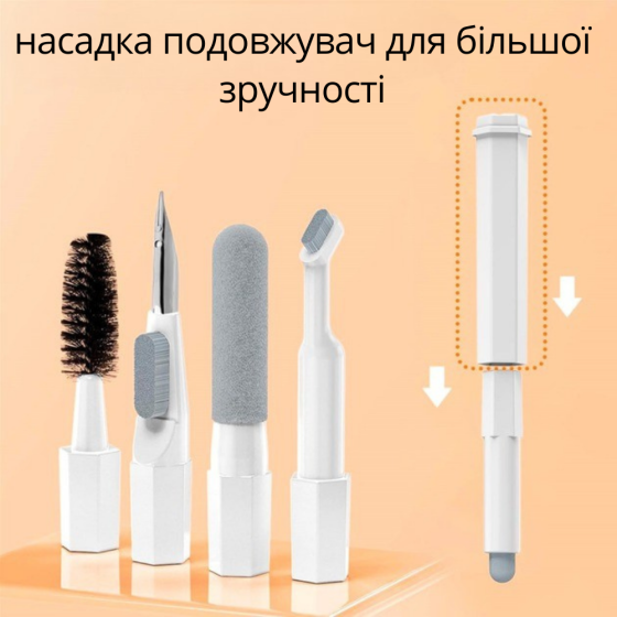 Набор для чистки гаджетов и аксессуаров 20в1, комплект щёток для чистки клавиатур,наушников и электроники Каменец-Подольский