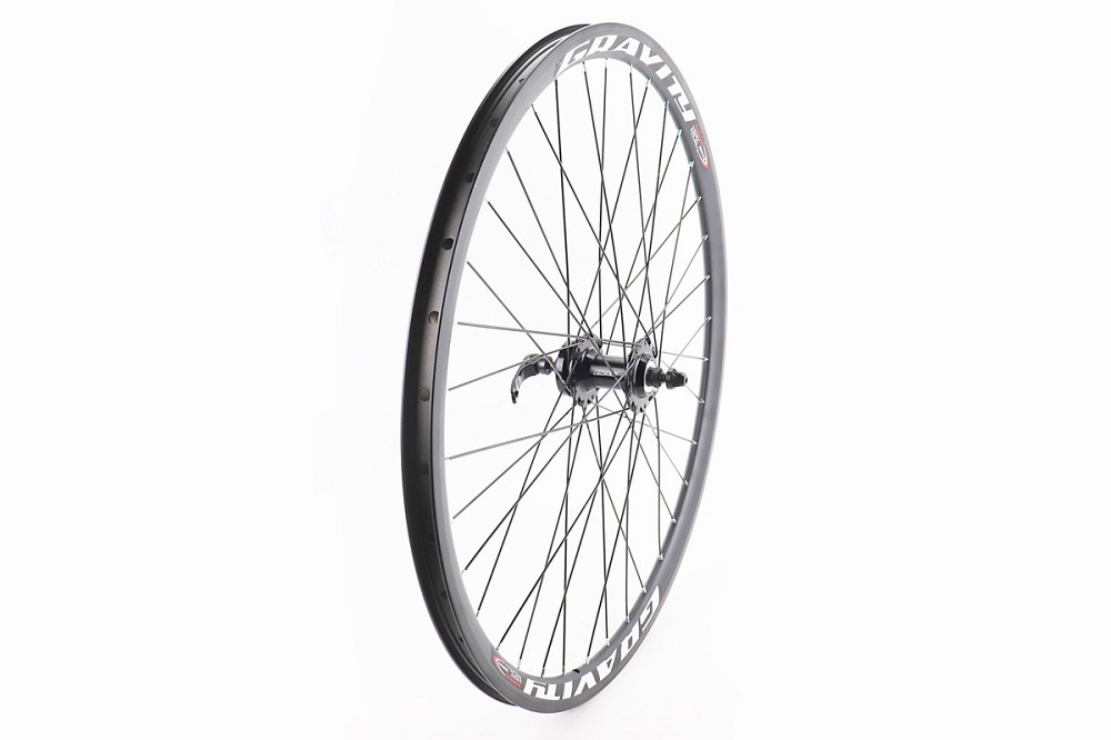 Колесо 27,5" переднє Disk-brake, обід "крапля" та втулка 14Gx36H алюмінієві NECO MS31F, кріпл. ексцентрик, "GRAVITY" Киев - изображение 1