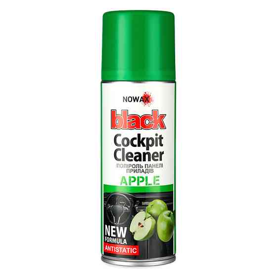 Поліроль для панелі приладів Nowax Cockpit Cleaner Spray Яблуко, 200мл Львів