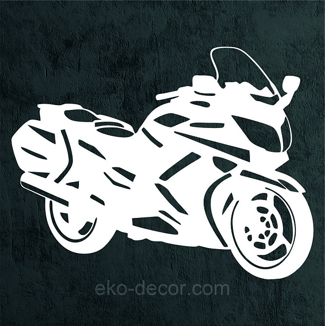 Декоративное настенное Панно «Мотоцыкл» Декор на стену 50*38 см, Белый Киев - изображение 9