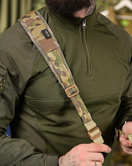 Тактичний ДВУХТІЧНИЙ ремінь мультикам ПП4642 Одеса - фото 5