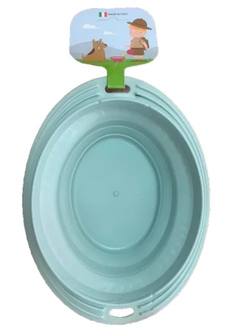 Силиконовая миска Squeeze Oval Big складная миска походная для собак/кошек 1000 мл/17 см Киев - изображение 2