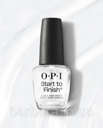 Лак для укрепления и восстановления ногтей 3 в 1 Nail Treatments Start-To-Finish 15 ml Киев - изображение 3