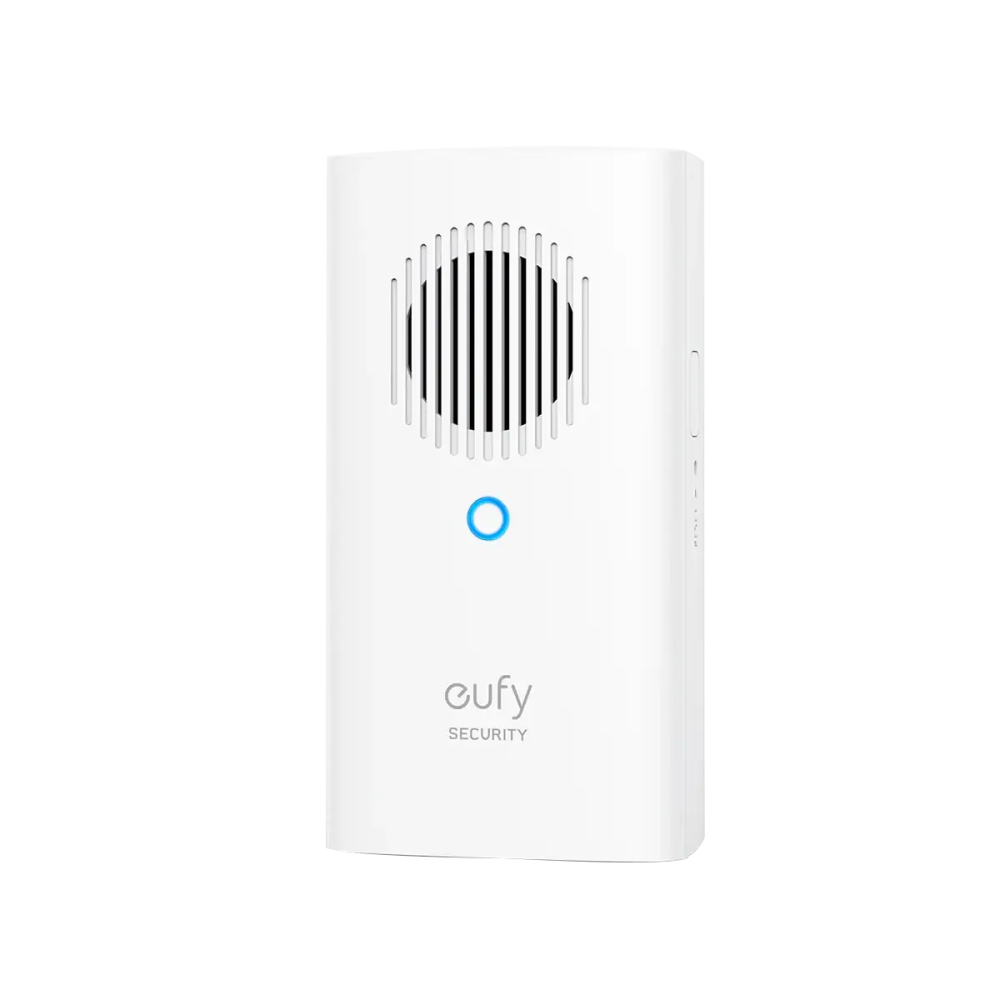 Додатковий Wi-Fi дзвінок eufy Security Chime для відеодомофонів E340/C30/C31: 8 мелодій, регулювання гучності, Білий Київ - фото 2
