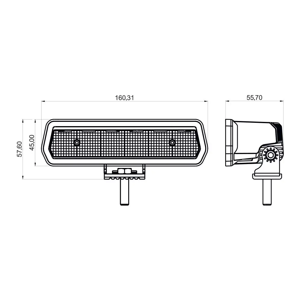 Світлодіодна фара StarLight SL-W0830F ближнє розсіяне світло, прожектор WHITE 30W 3000Lm 5700K 12/24V Харків - фото 2