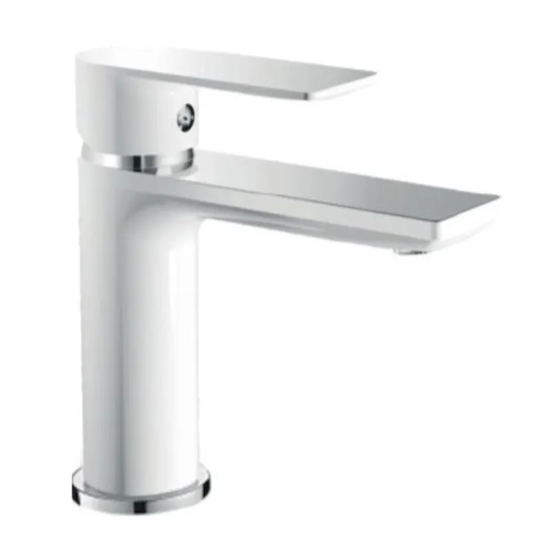 Смеситель для умывальника HAIBA ALEX 001 WHITE-CHROME HB9562 Харьков - изображение 1