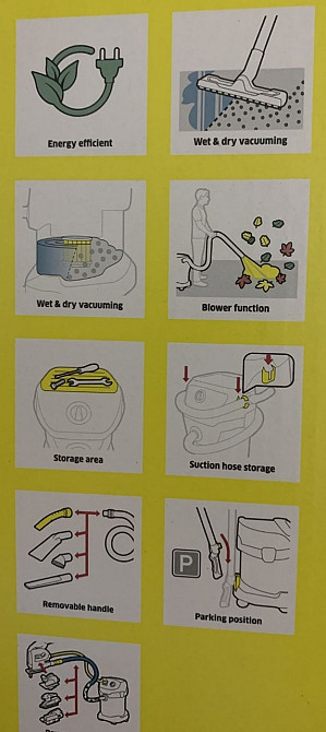 С Германии 19Л karcher wd3 p под инструмент  розеткой пылесос пилосмок. Харків - фото 1