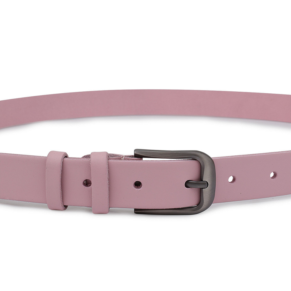 Женский кожаный ремень Vintage 20778 Розовый Киев - изображение 7