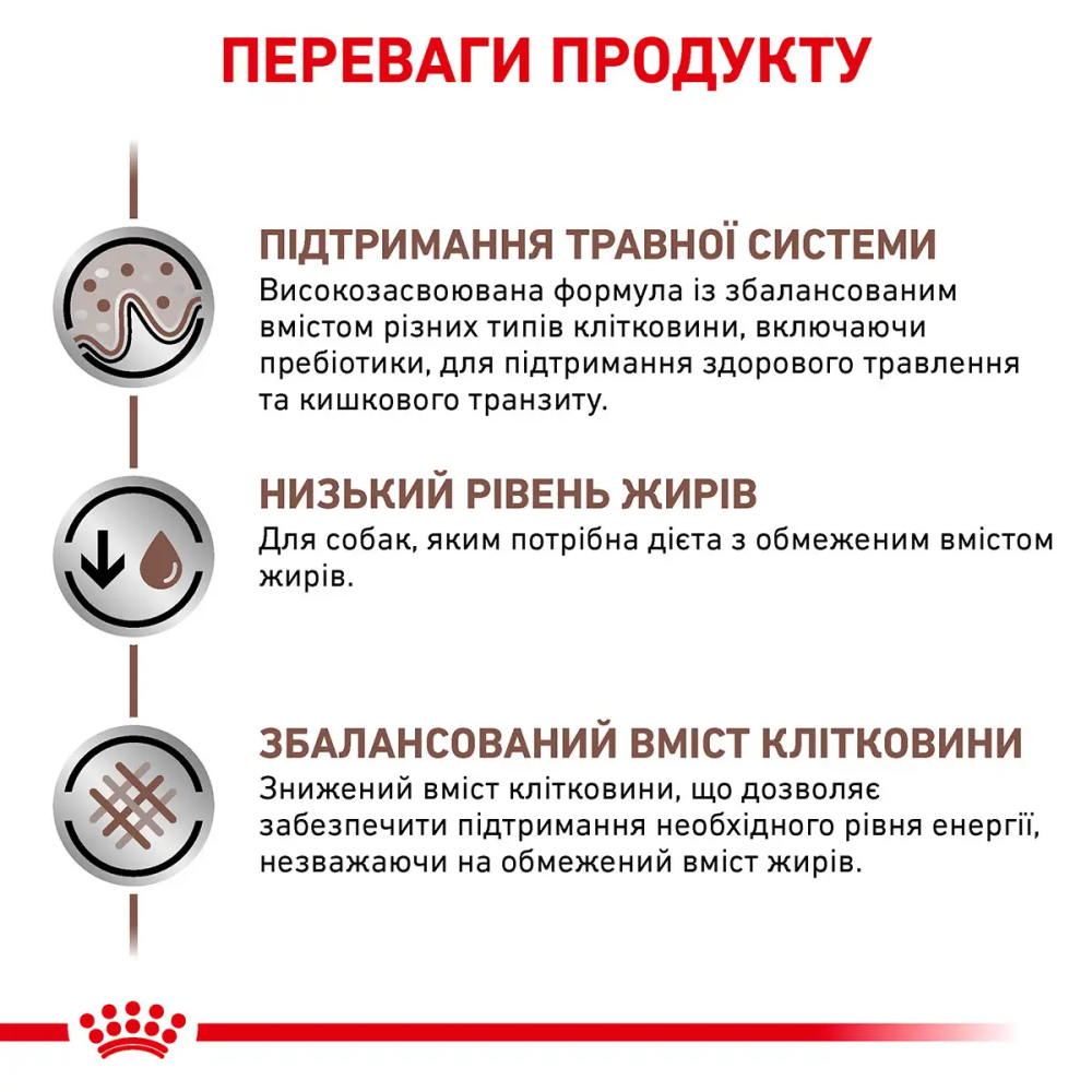 Royal Canin Gastrointestinal Low Fat (Роял Канін Гастроінтестинал Лів Фет) корм для собак для травлення Запоріжжя - фото 4