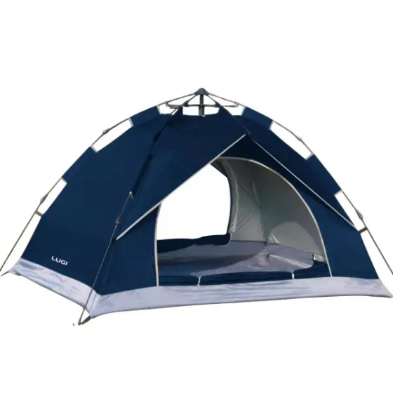 Намет кемпінговий тримісний 190×190×140 (см) автоматичний LU-002 Сиій Коломия