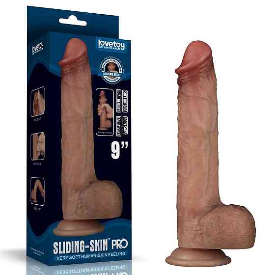 Фаллоимитатор - Sliding Skin Pro Dual Layer Silicone Dong 9