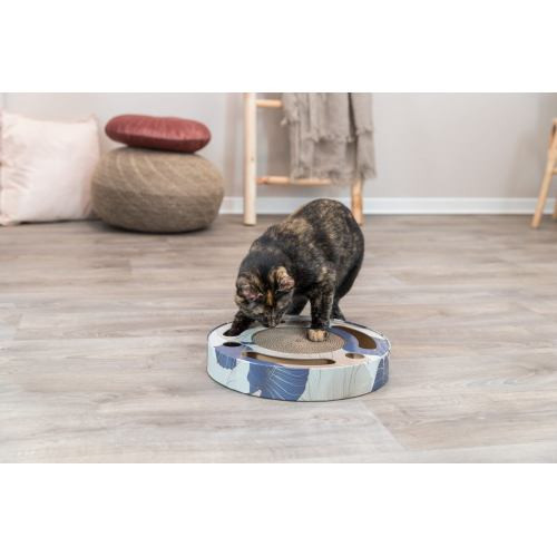 Дряпка Trixie для котів Барабан з двома кульками та котячою м ятою картонна 33х5,5 см Київ - фото 4