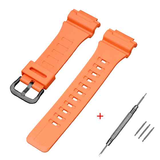 Ремешок для Casio AE-1000W Orange BK SBR Киев