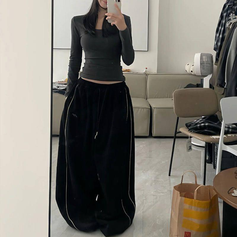 Женские стильные и ультрамодные широкие брюки трехнитка на флисе Одесса - изображение 4