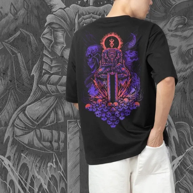 Футболка чоловіча з  принтом Берсерк Гатс и Гриффин Розмір 48 Дніпро - фото 4