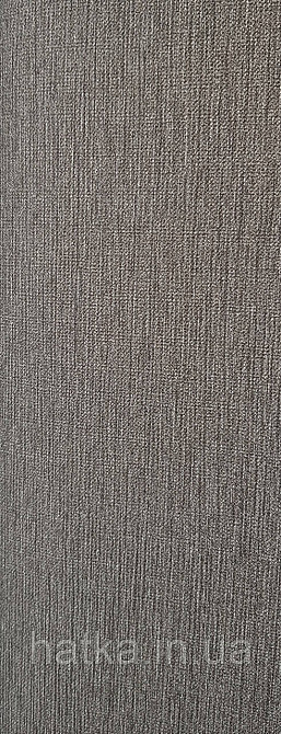 Шпалери вінілові на флізеліновій основі Rasch Ascona 1.06х10 однотонні структурні тонка смужка чорні Київ - фото 2