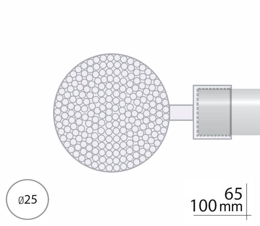 Закінчення для карнизу Orvit КАРЕРА 25 мм САТИН Львов - изображение 2