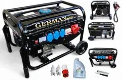 Генератор Germann Agregat Prądotwórczy A8 5,2Kw Koła Miedź Prądu Avr+ Miedziany Stojan German Киев