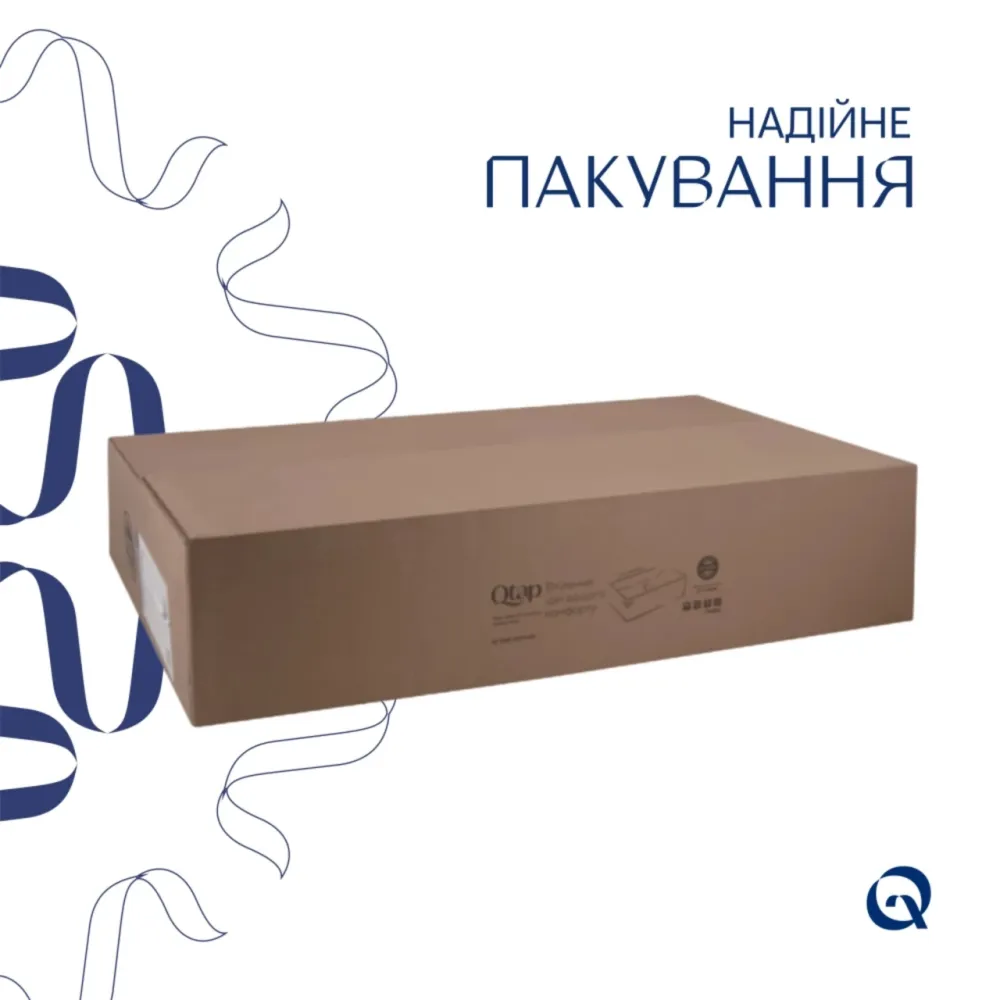 Комплект Qtap Cardinal: Раковина накладная 500×380×140 мм, White, овальная + Донный клапан Pop-up PU02 Киев - изображение 10