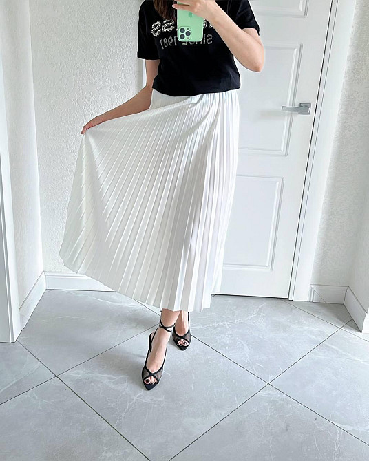 Женская классическая длинная юбка плиссе Одесса - изображение 2