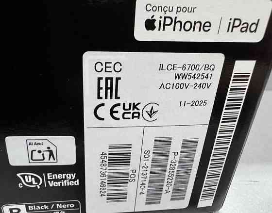 Фотоапарат Sony Alpha A6700 body (ILCE 6700/BQ) Новий! Харків