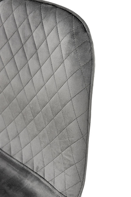 Стілець Марс чорний/велюр сірий Київ - фото 5