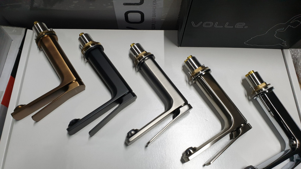 Змішувач для раковини  Volle SOLO de la noche чорний/матовий 1510.011104 Київ - фото 3