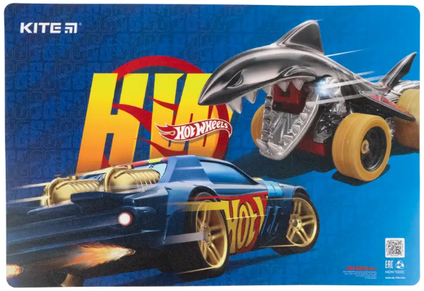 Підкладка настільна А3 "Kite" Hot Wheels, HW21-207, шт Київ - фото 1