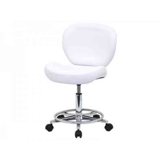 Стілець майстра зі спинкою на колесах (Кольори в асортименті) Київ