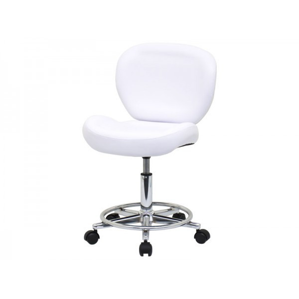 Стілець майстра зі спинкою на колесах (Кольори в асортименті) Київ - фото 1