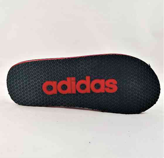 Чоловічі в'єтнамки Капці Adidas Шльопанці Чорні з Червоним Шльопанками (розміри: 45) Дніпро