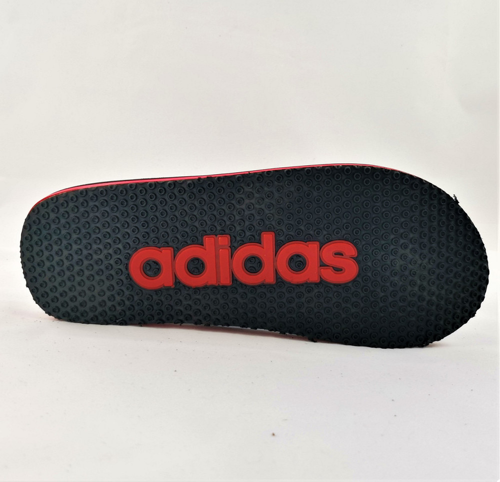 Чоловічі в'єтнамки Капці Adidas Шльопанці Чорні з Червоним Шльопанками (розміри: 45) Дніпро - фото 3
