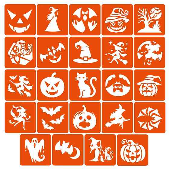 Набор трафаретов для био-тату 