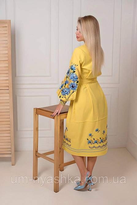 Жіноча вишита сукня на льоні Василина Кривий Ріг - фото 4