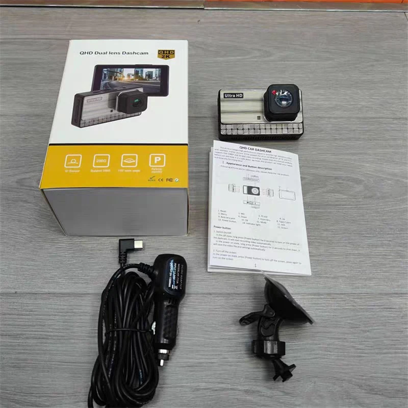 Видеорегистратор автомобильный DVR-X-21 (2 камеры) AHD 2K Киев - изображение 7