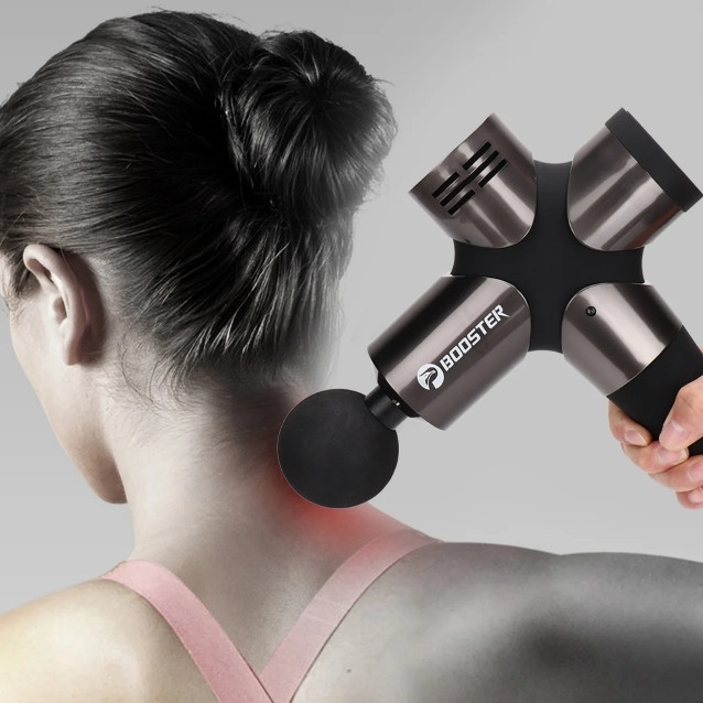 Перкуссионный массажный пистолет Booster pro 3 триггерных точек Винница - изображение 8