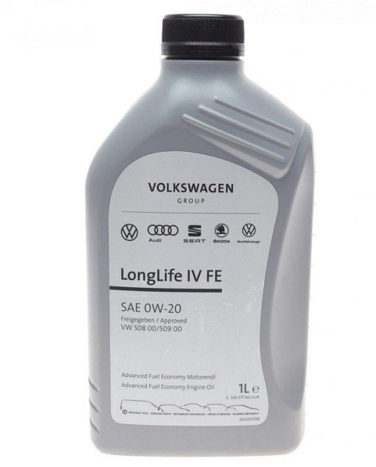 Масло VAG Longlife IV 0W-20 1л Ковель - изображение 1