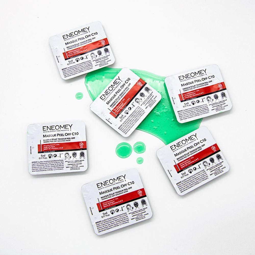 Тонизирующая маска для восстановления лица Masque Peel Off C10 Toning Peel Off Radiance Mask Eneomey,6х5 мл Днепр - изображение 5