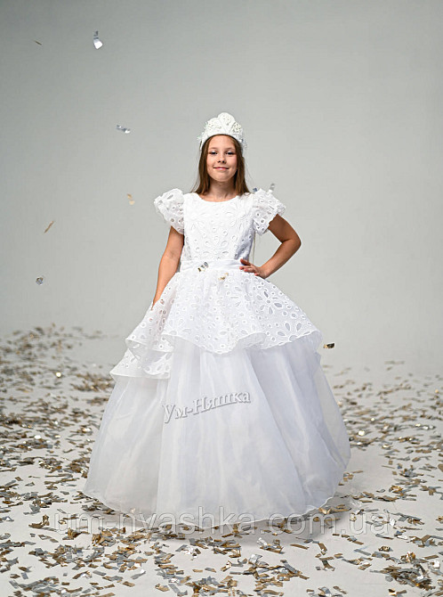 Довга біла сукня 140-150 Кривий Ріг - фото 7