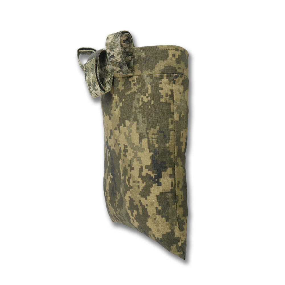 Сумка сброса пустых магазинов (до 8 шт.) KIBORG XL Pixel.Тактический подсумок под сброс рулонный Киев - изображение 2