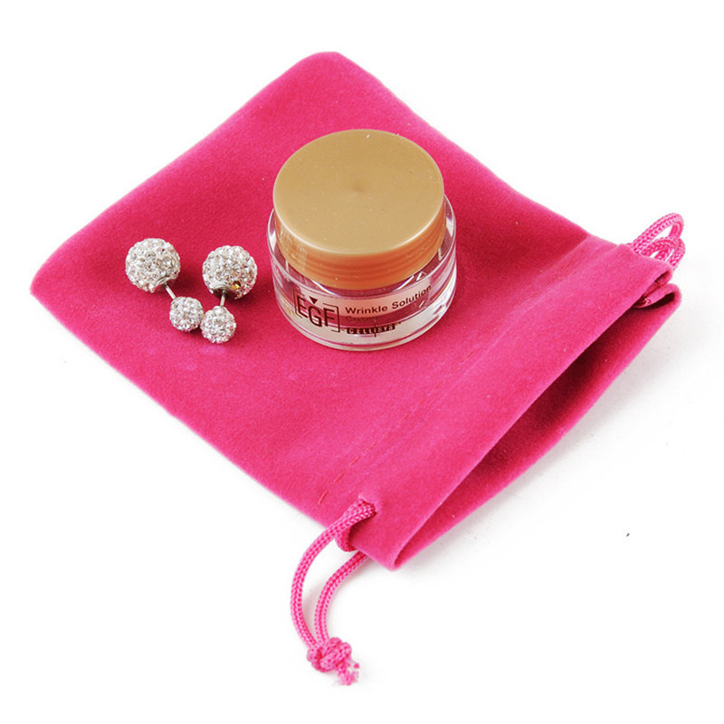 Подарункові рожеві оксамитові мішечки для прикрас, 50 шт Київ - фото 12