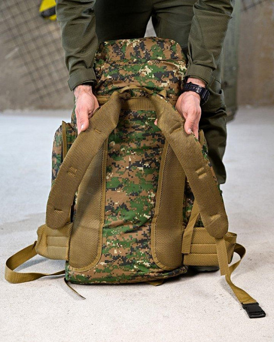 Рюкзак тактичний 50 л Darvall pixel green ПП4629 Одеса - фото 10