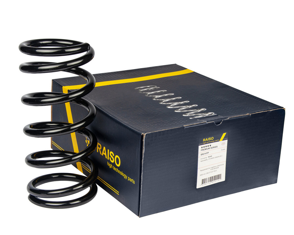 Пружина задня Raiso (Швеція) Hyundai Santa Fe I, Хюндай Санта Фе 1 01-06 #SR214TP UADGJCW22 Ковель - фото 1