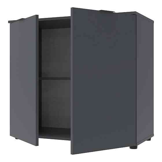 Комод у вітальню Doros Рон 3 80х38х81 см Графіт (DRS-011297) Львів